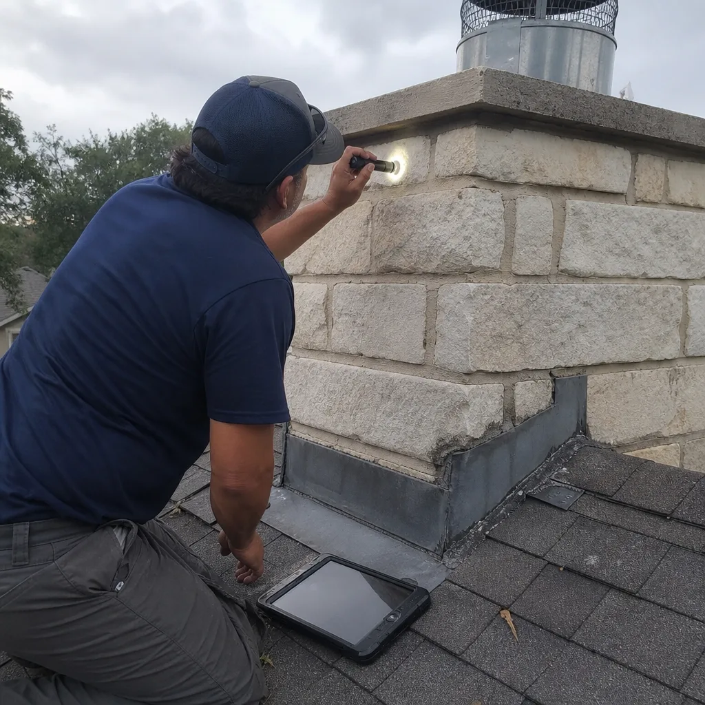Flue Inspection During the Sweep